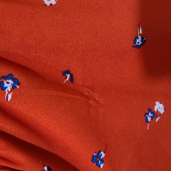 Floral red dress - Picture 4 of 4